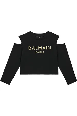 Balmain Cut-out cotton sweatshirt