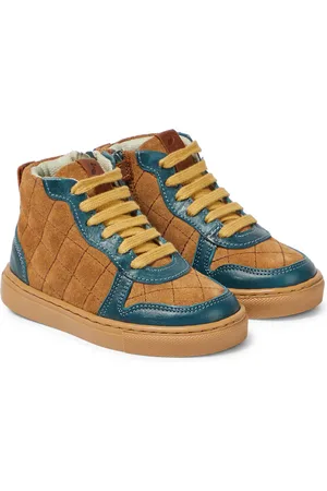Petit Nord Quilted suede sneakers