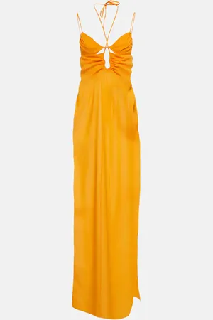 Nensi Dojaka Cutout halterneck maxi dress