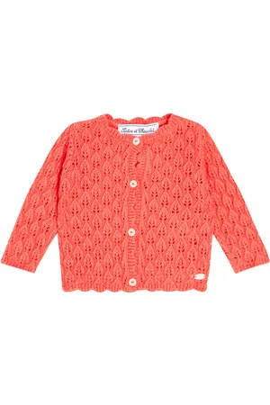 Tartine Et Chocolat Baby open wool-blend cardigan