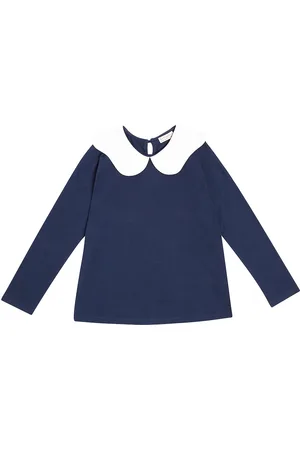 La Coqueta Marina cotton jersey top