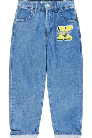 Kenzo Logo embroidered jeans
