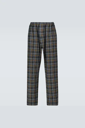 UNDERCOVER Checked wool pants