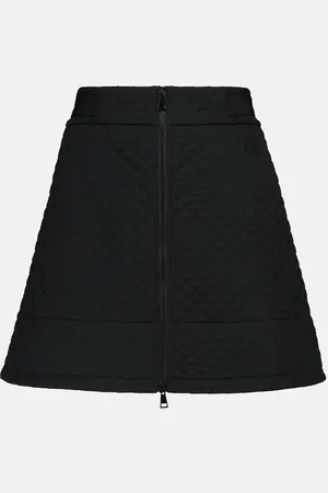 Moncler High-rise quilted miniskirt