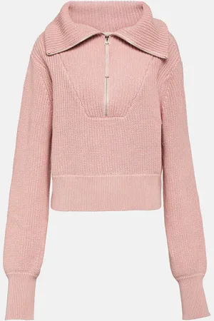 Varley Mentone cotton half-zip sweater