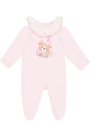 MONNALISA Baby printed cotton onesie