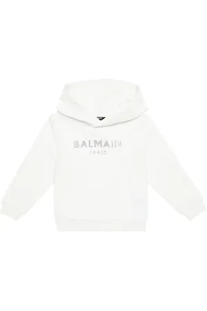 Balmain Logo cotton hoodie