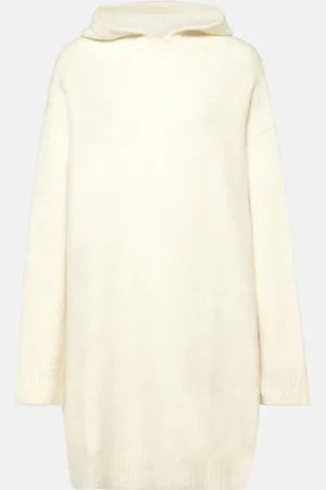 Lisa Yang Louise hooded cashmere minidress