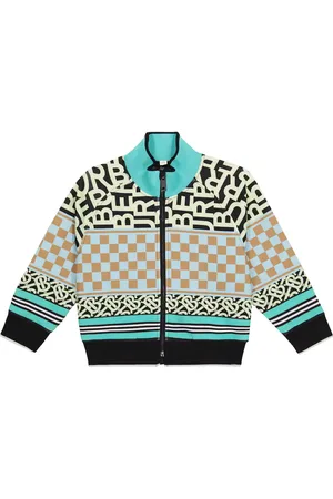 Burberry Logo jersey track jacket