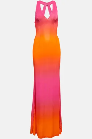 Louisa Ballou High Sea printed jersey maxi dress