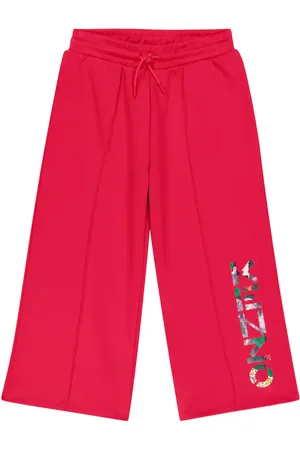 Kenzo Logo wide-leg jersey sweatpants