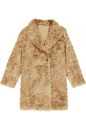 Brunello Cucinelli Mohair-blend faux fur coat