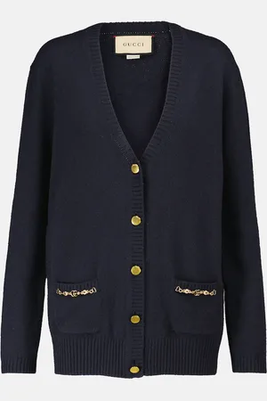 Gucci Chain-trimmed cashmere cardigan