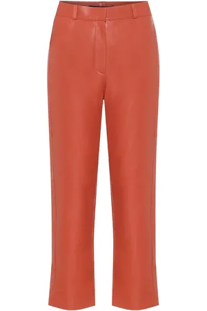Zeynep Arcay Zeynep ArÃ§ay High-rise straight leather pants