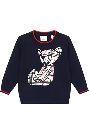Burberry Intarsia Bear wool-blend sweater