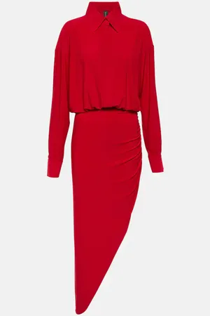 Norma Kamali Draped jersey gown