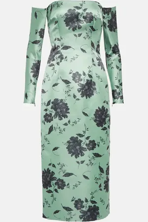 EMILIA WICKSTEAD Melina floral taffeta faille midi dress