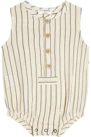 1+ IN THE FAMILY Baby Igor striped onesie