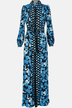 Diane von Furstenberg Joshua floral crÃªpe maxi dress