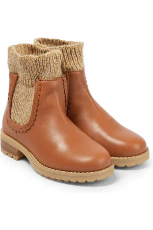 Chloé ChloÃ© Kids Leather sock boots