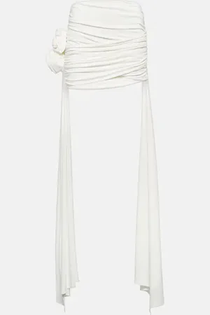 MAGDA BUTRYM AppliquÃ© ruched miniskirt