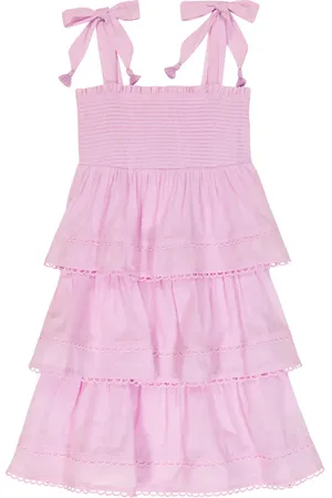 ZIMMERMANN Clover tiered cotton dress