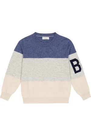 Brunello Cucinelli Striped cashmere sweater
