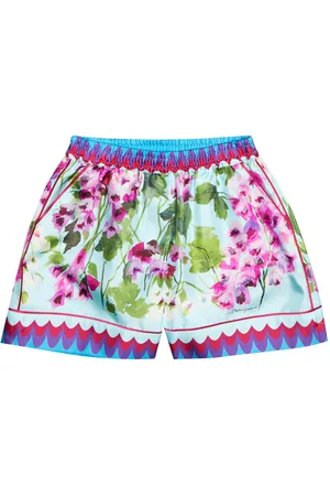 Dolce & Gabbana Floral silk shorts