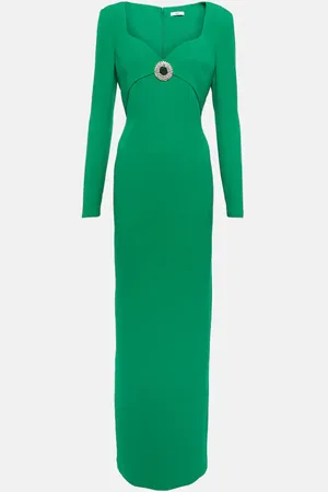 Safiyaa Zhad crÃªpe gown