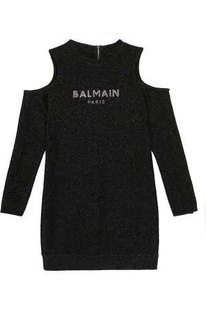 Balmain Embellished jersey dress