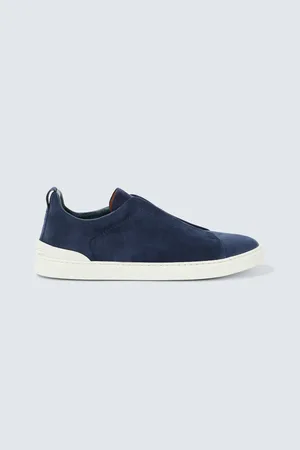 Ermenegildo Zegna Triple Stitch suede sneakers