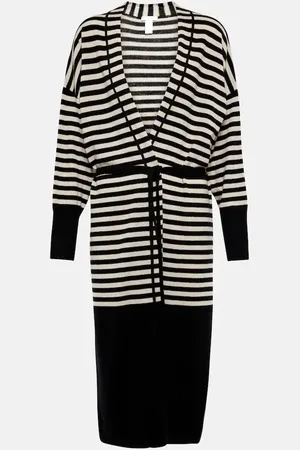 ERES Sillage striped wool-blend cardigan