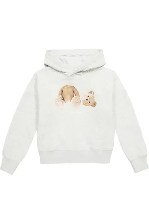 Palm Angels Printed cotton jersey hoodie