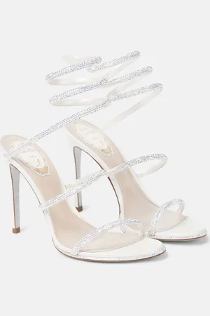RENE CAOVILLA Cleo embellished leather sandals