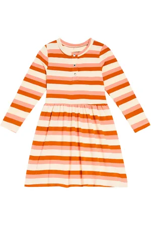 Mini Rodini Striped cotton-blend dress