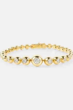 Melissa Kaye Audrey Graduated 18kt tennis bracelet with diamonds