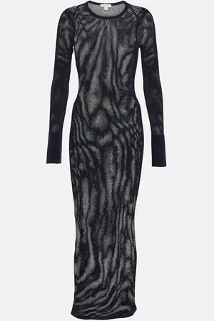 Alaïa AlaÃ¯a Archetypes fishnet gown