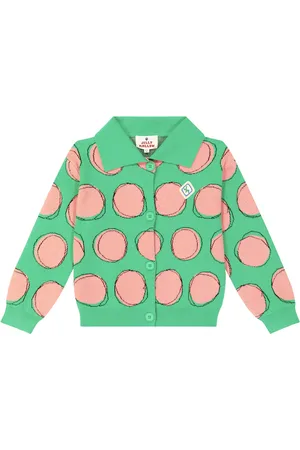 Jelly Mallow Jacquard cardigan