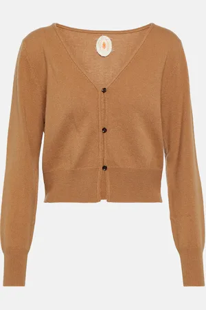 Jardin des Orangers Cropped wool and cashmere cardigan