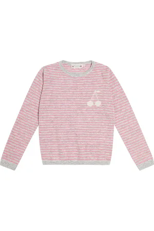 TWINSET Kids logo-intarsia jumper - Pink