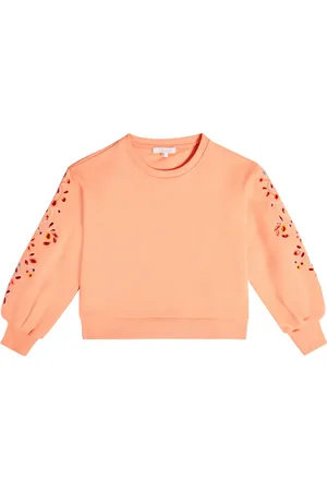Chloé ChloÃ© Kids Broderie anglaise cotton sweatshirt