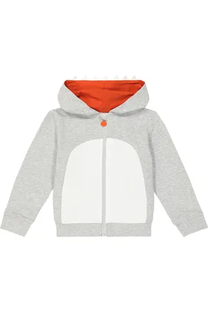Stella McCartney Shark cotton jersey hoodie