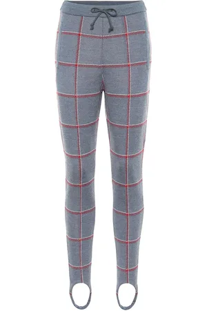 UNDERCOVER Checked wool stirrup pants