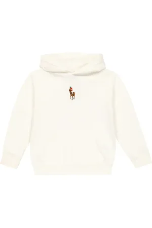 Ralph Lauren Embroidered cotton-blend jersey hoodie