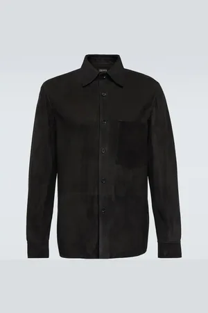 Ermenegildo Zegna Suede shirt