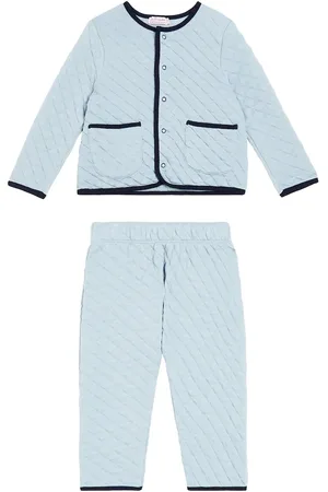 La Coqueta Baby Loma quilted jacket and pants set