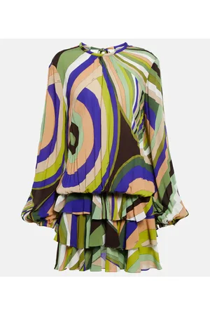 Puccini Iride tiered minidress