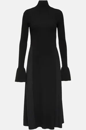 Joseph Mixed Media Duperre midi dress