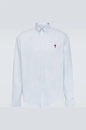 Ami Ami De CÅur striped cotton poplin shirt