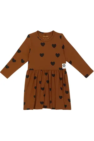 Mini Rodini Hearts lyocell-blend dress